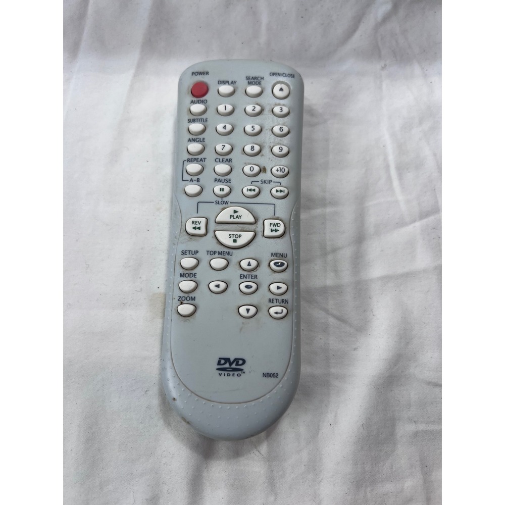 Funai NB052 DVD Player Remote Control Gray Replacement Unit